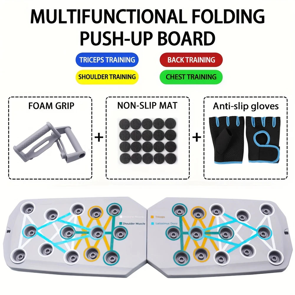 Push-up Board Set Portable Fitness Equipment For Chest Abdomen Arms/Back Training