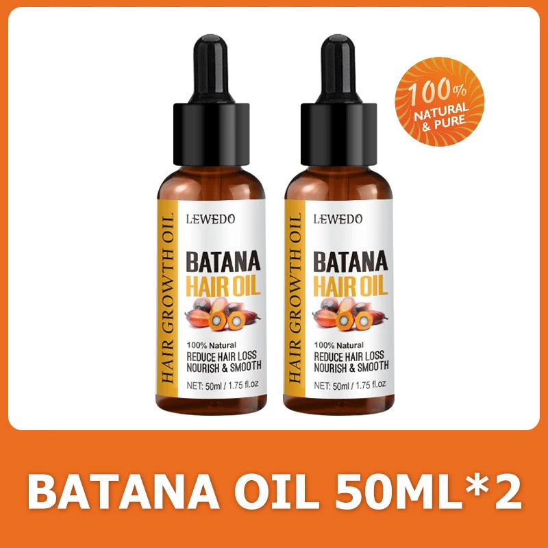 Lewedo Naturals Batana Oil Fast Hair Growth for Men Women Pure Batana Oil Nourish Shiny