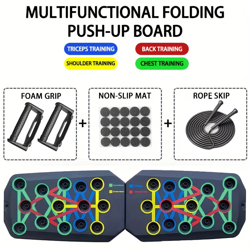 Push-up Board Set Portable Fitness Equipment For Chest Abdomen Arms/Back Training