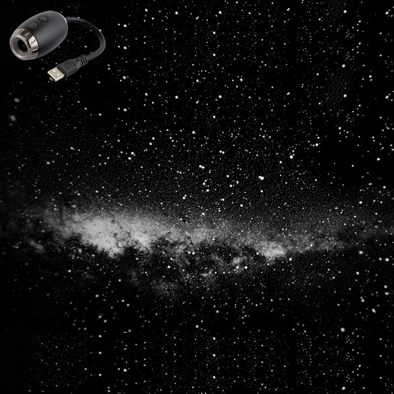 USB Car Atmosphere Projector Light Decor Romantic Saturn Galaxy Light