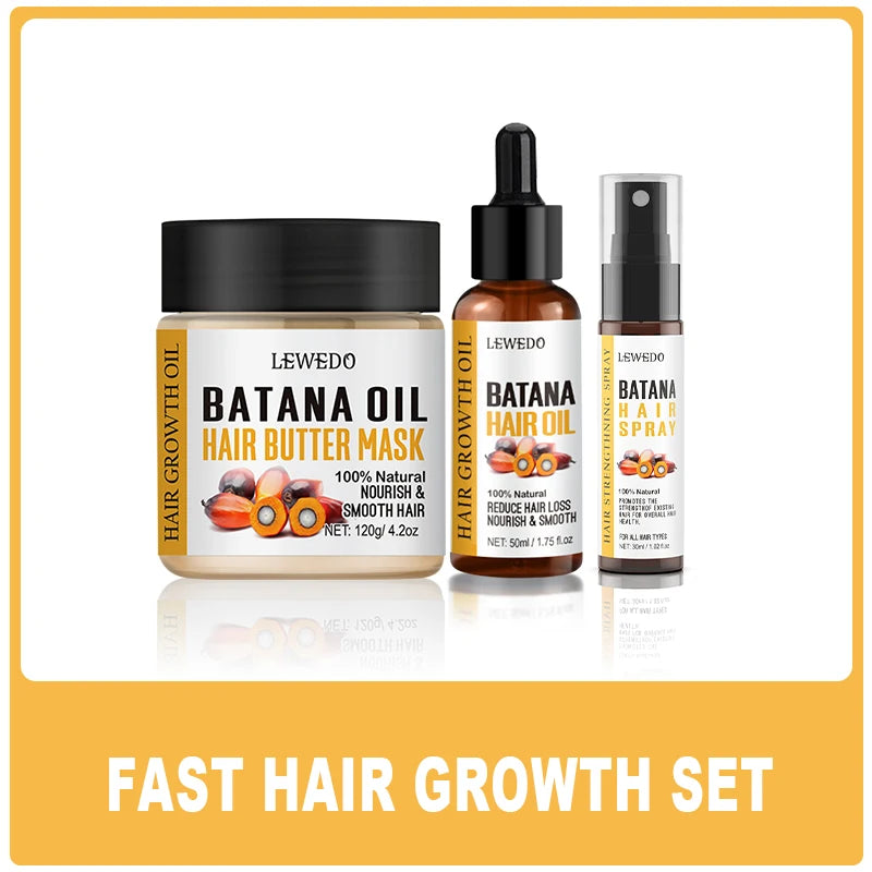 Fast Hair Growth Oil Africa Crazy Traction Alopecia batana Hair Mask Anti Hair Break Hair