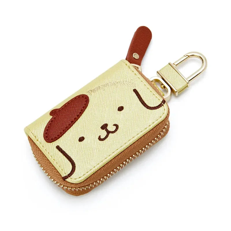 Hello Kitty Car Key Case Cover Sanrio Key Organizer Melody Keychain Pouch Cinnamoroll Keychain Wallet Women Coin Purse Keychain