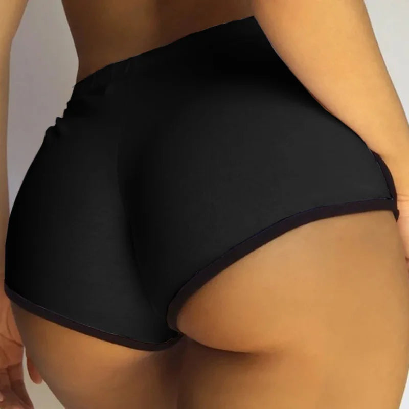 Sexy Hot Girl Shorts Pants Fashion Women Slim Fit High Stretch Sportwear Gym Y2K Short Casual Streetwear Solid Running Trousers