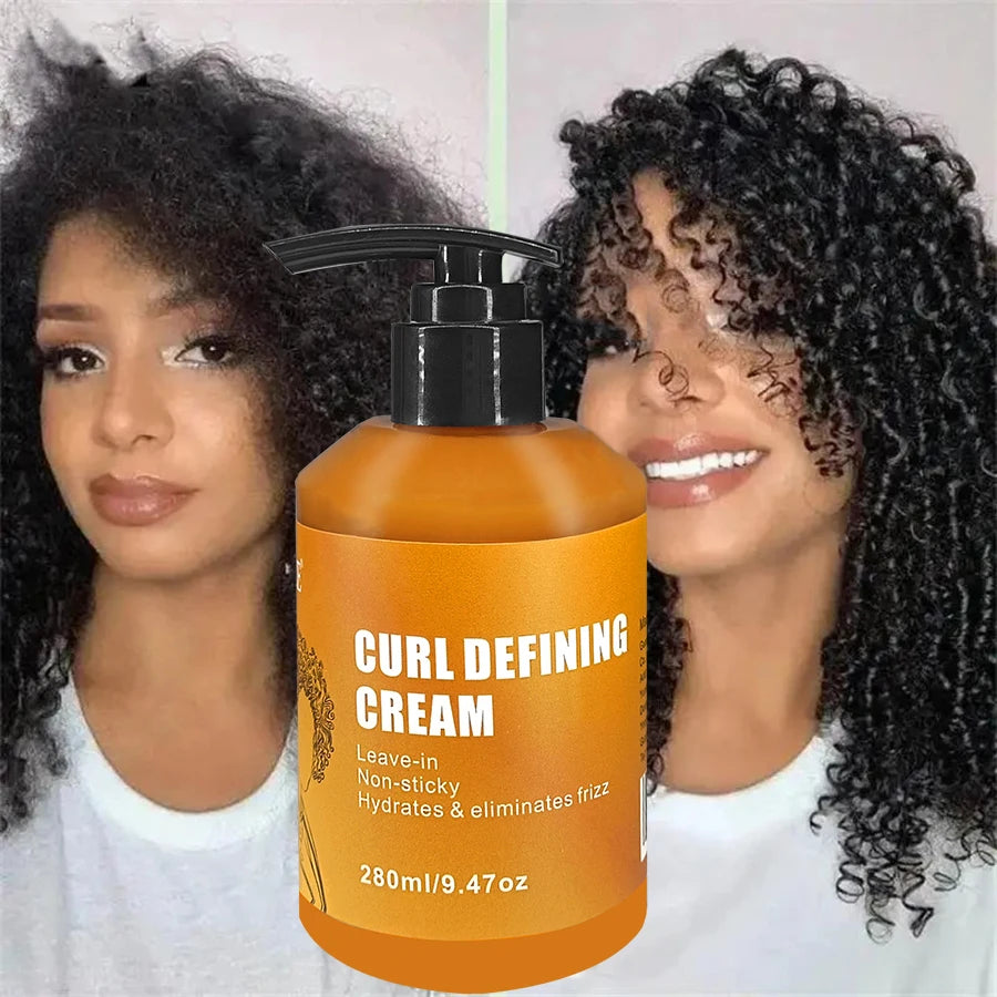 CURL DEFINING CREAM with Argan Oil for Wavy and Curly Hair