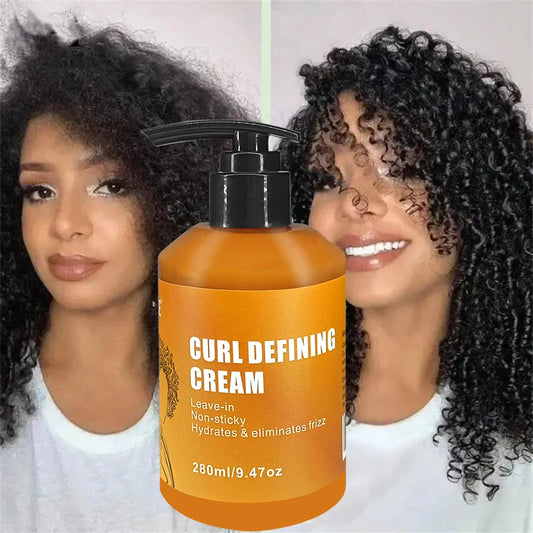 CURL DEFINING CREAM with Argan Oil for Wavy and Curly Hair