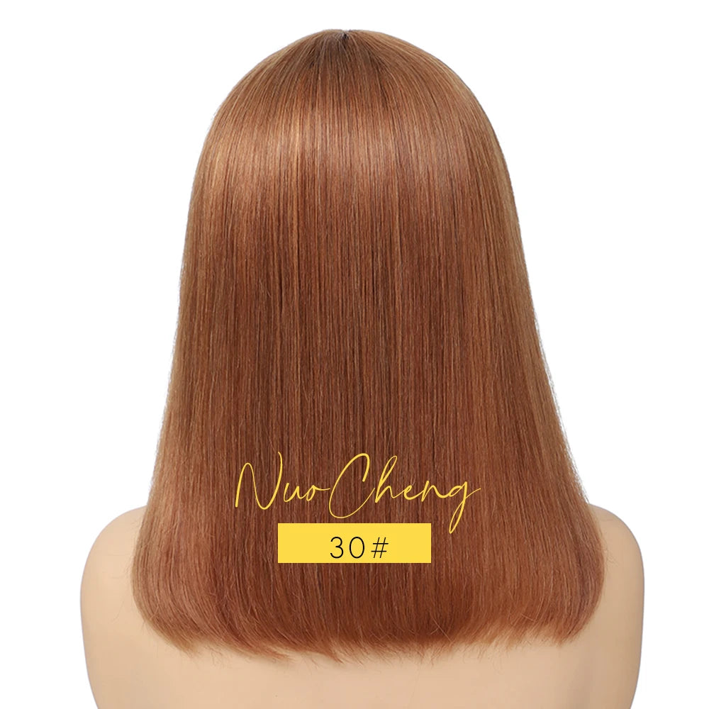 Bob Wig Human Hair 13X4 HD Lace Frontal Short Straight Lace Front Bob Wigs for Black Women Human Hair Wine Red 99J Burgundy