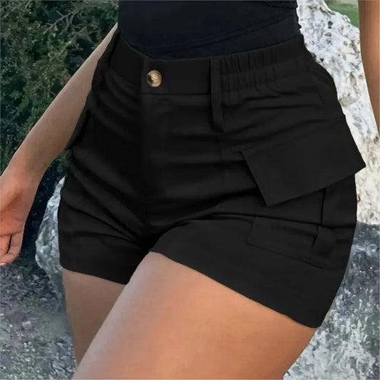Shorts Women's New Solid Color Casual Comfortable Daily Street Style