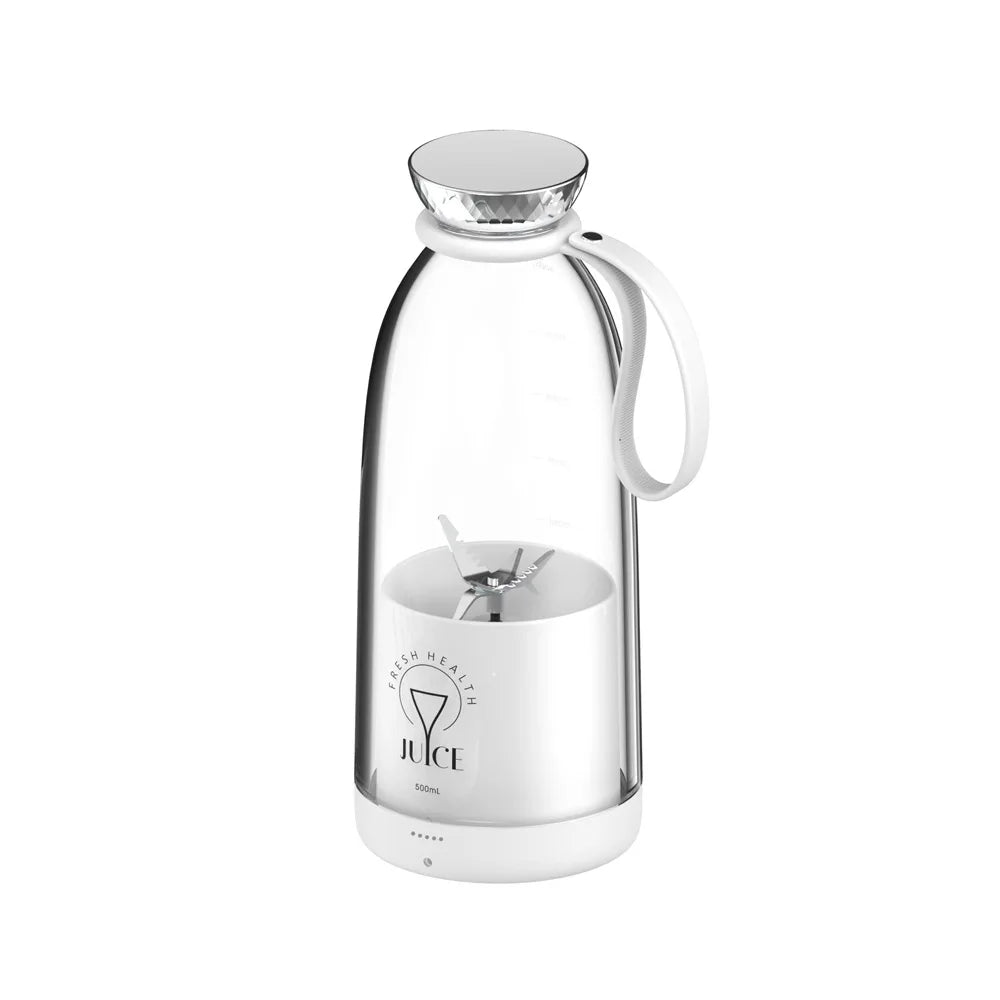 Fruit Mixers USB juicer Fresh Juice Bottle Blender Plus 6 Blades Food Milkshake Ice Crush Cup