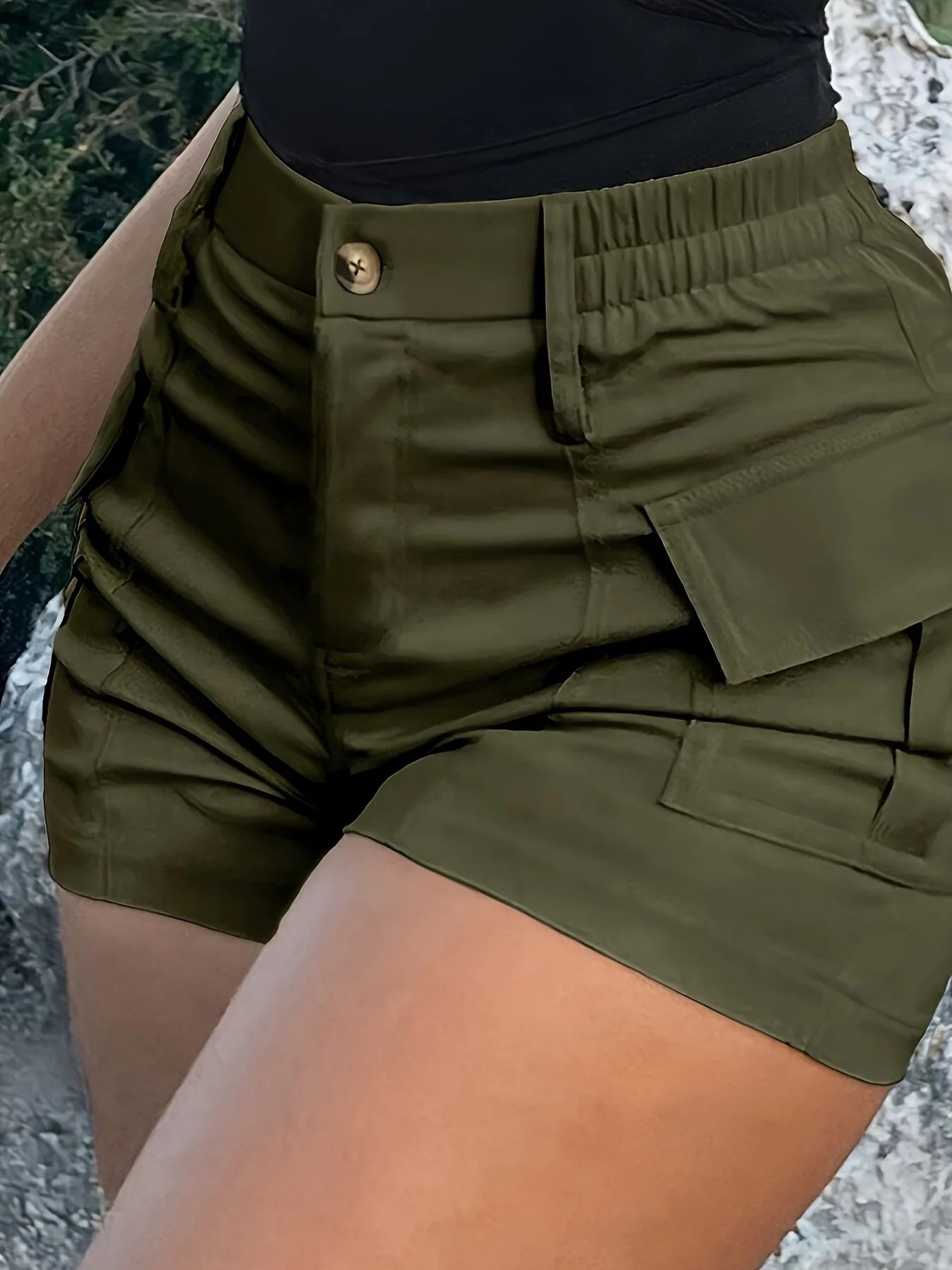 Shorts Women's New Solid Color Casual Comfortable Daily Street Style