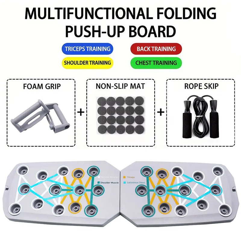 Push-up Board Set Portable Fitness Equipment For Chest Abdomen Arms/Back Training