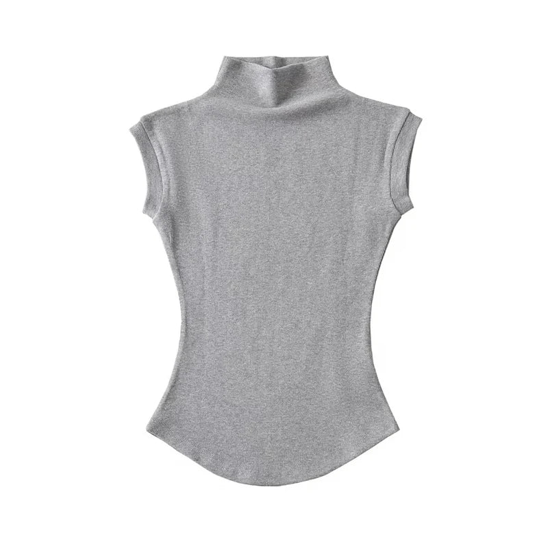 T-Shirts Tops Solid Slim Fit Pullovers Causal Tees Shirts Female Streetwear Basics Tees