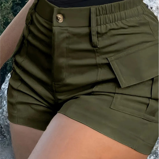 Shorts Women's New Solid Color Casual Comfortable Daily Street Style