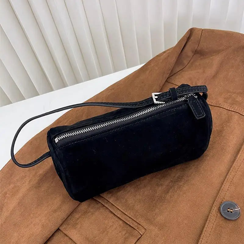 2025 New Faionable Korean Sle Velvet oulder Crossbody Bag Women's Simple  Color Pencil Holder Handbag