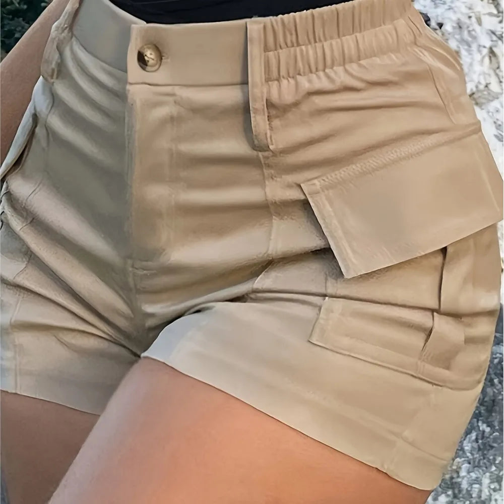 Shorts Women's New Solid Color Casual Comfortable Daily Street Style