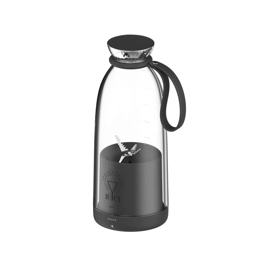 Fruit Mixers USB juicer Fresh Juice Bottle Blender Plus 6 Blades Food Milkshake Ice Crush Cup