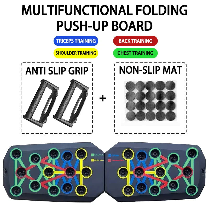 Push-up Board Set Portable Fitness Equipment For Chest Abdomen Arms/Back Training