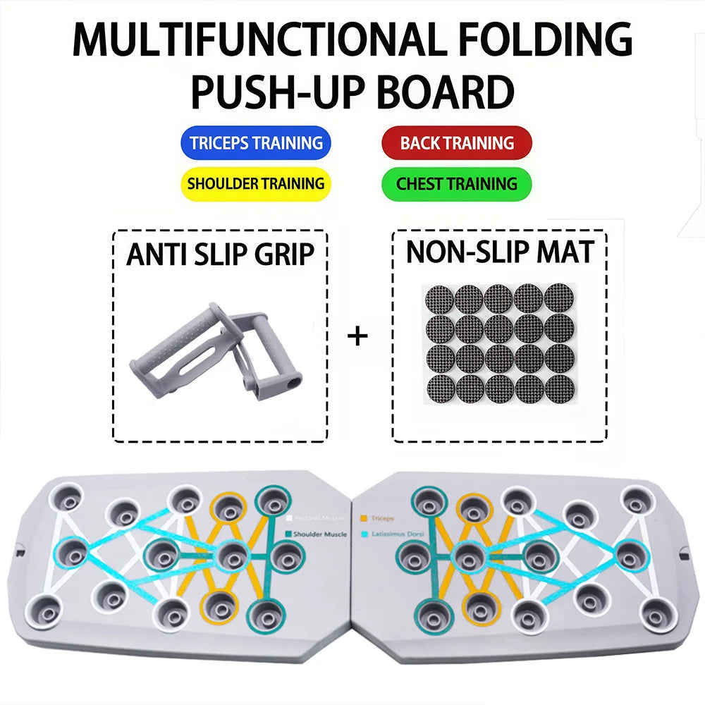 Push-up Board Set Portable Fitness Equipment For Chest Abdomen Arms/Back Training