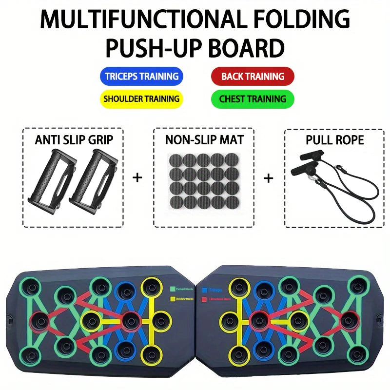 Push-up Board Set Portable Fitness Equipment For Chest Abdomen Arms/Back Training