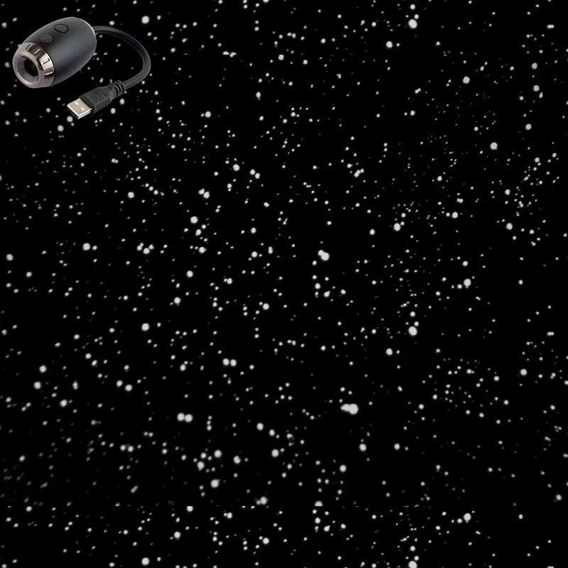 USB Car Atmosphere Projector Light Decor Romantic Saturn Galaxy Light