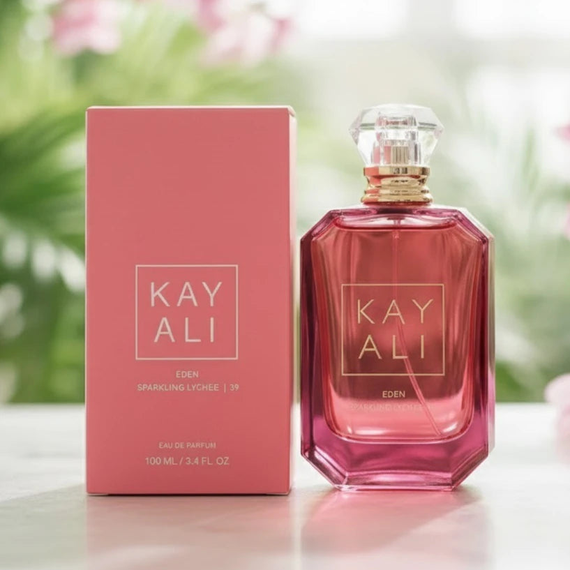 KAYALI 28 Unisex Perfume 100ml Long Lasting Fresh Mild Elegant Floral Fruity Natural Fragrance Five Scents Eden Sparkling Lychee
