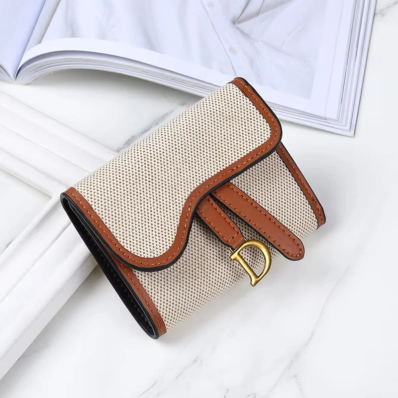 Vintage Style Women's Wallet New Model D-clip Coin Purse Multi-functional Large Capacity Trade Cross-border Coin Card Holder