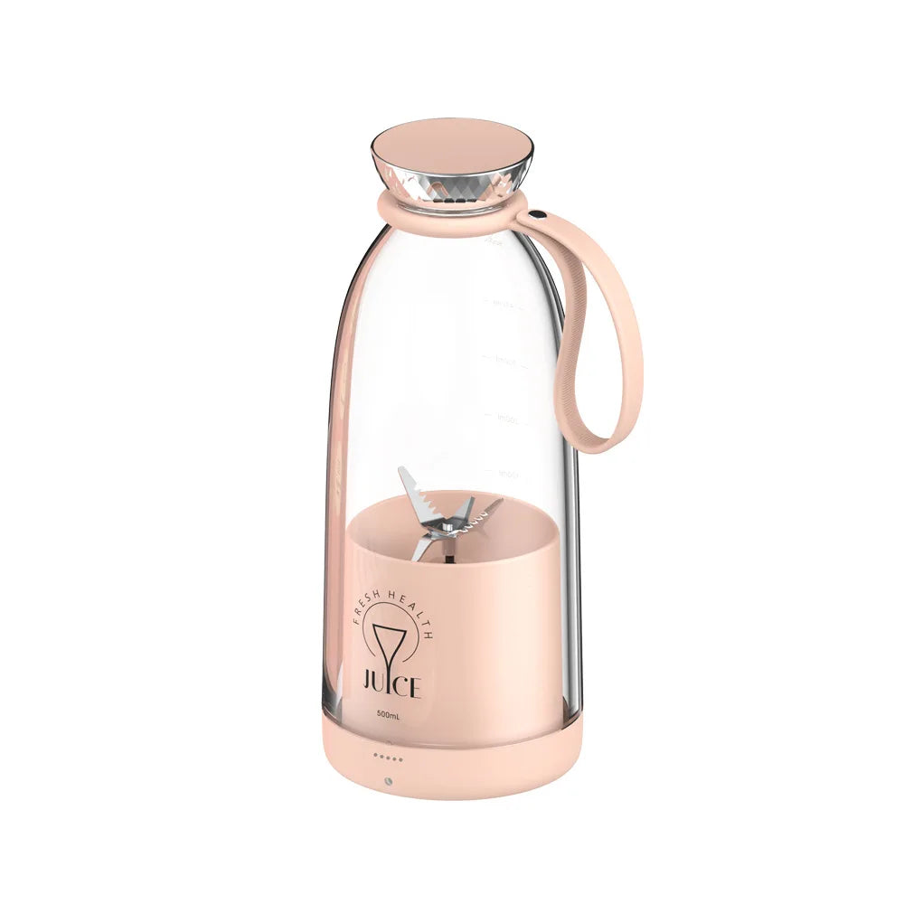 Fruit Mixers USB juicer Fresh Juice Bottle Blender Plus 6 Blades Food Milkshake Ice Crush Cup