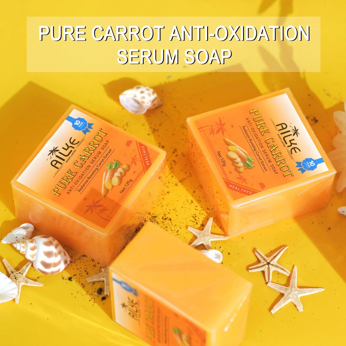 Carrot Anti-Oxidation Serum Soap, Whitening, Clean Stains