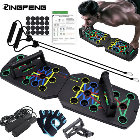 Push-up Board Set Portable Fitness Equipment For Chest Abdomen Arms/Back Training