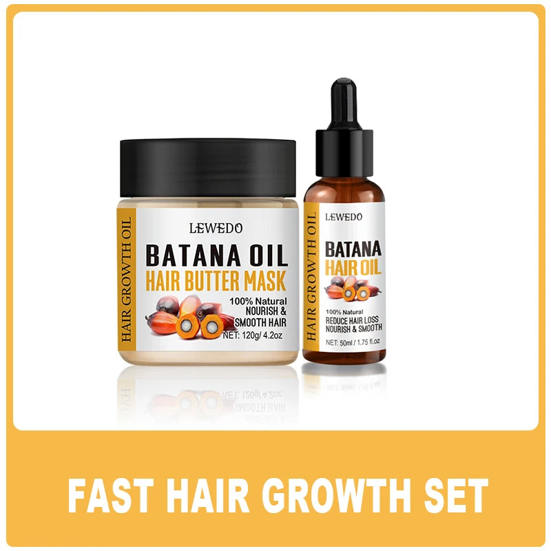 Fast Hair Growth Oil Africa Crazy Traction Alopecia batana Hair Mask Anti Hair Break Hair