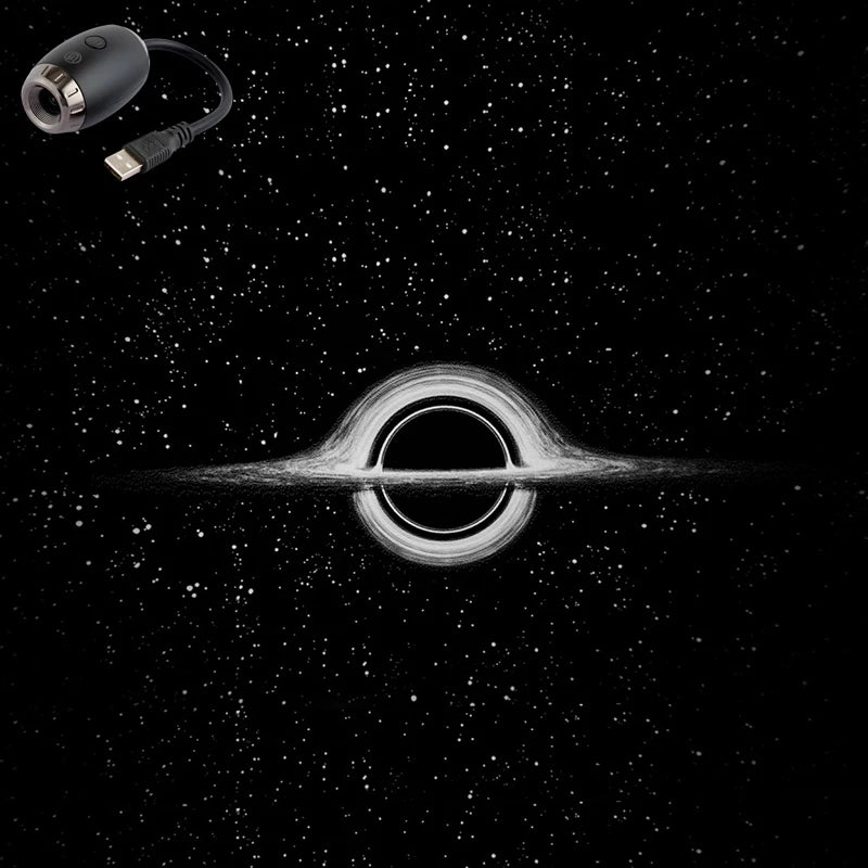 USB Car Atmosphere Projector Light Decor Romantic Saturn Galaxy Light