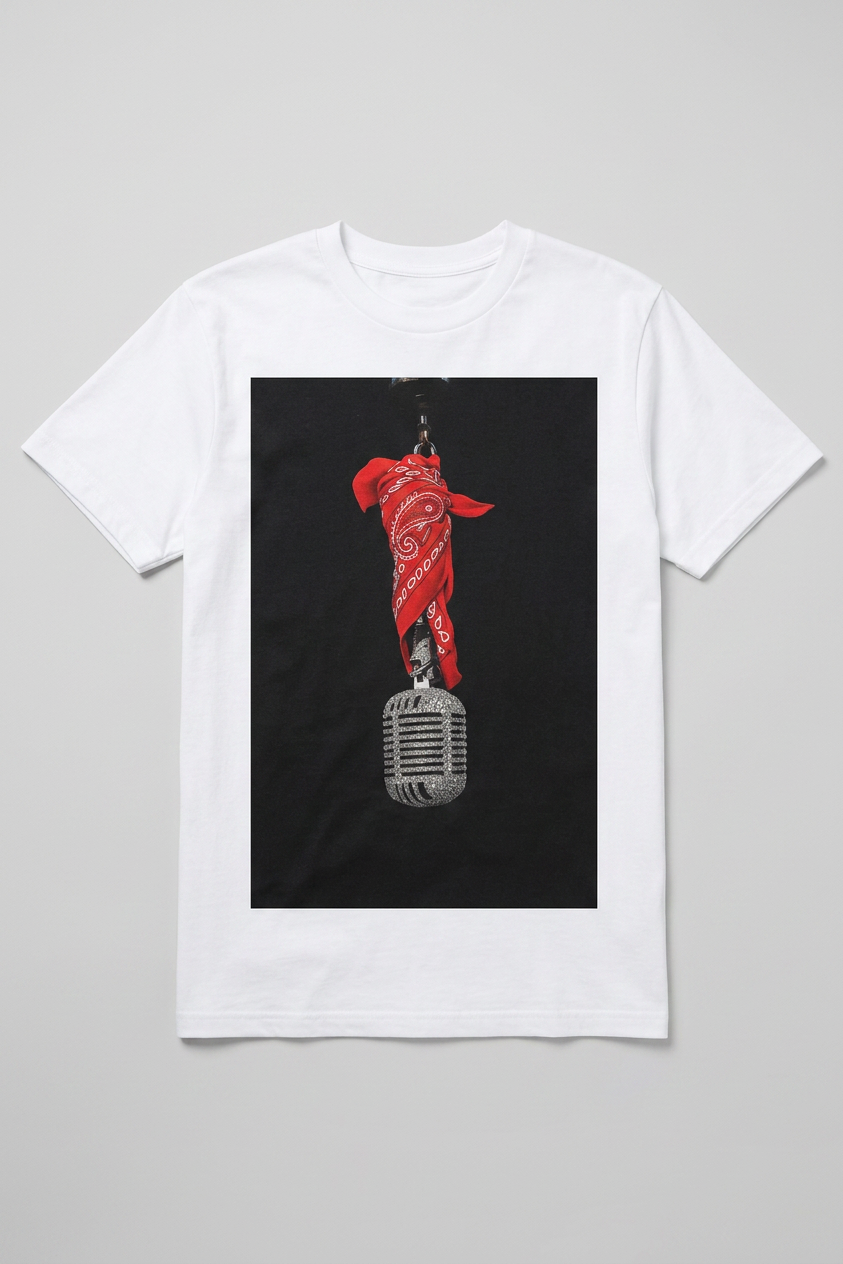 T-shirt bandana mic