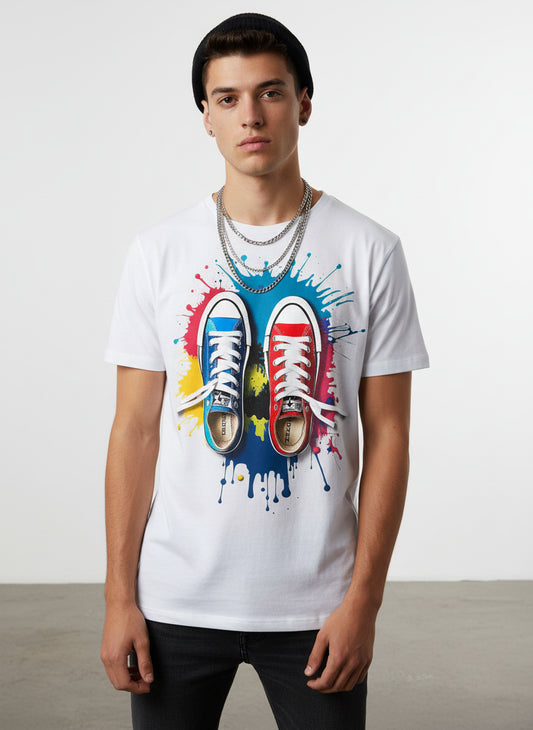 Sneakers Splash Tee