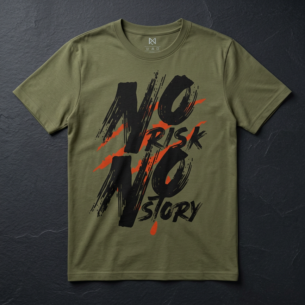 T-shirt No risk no story