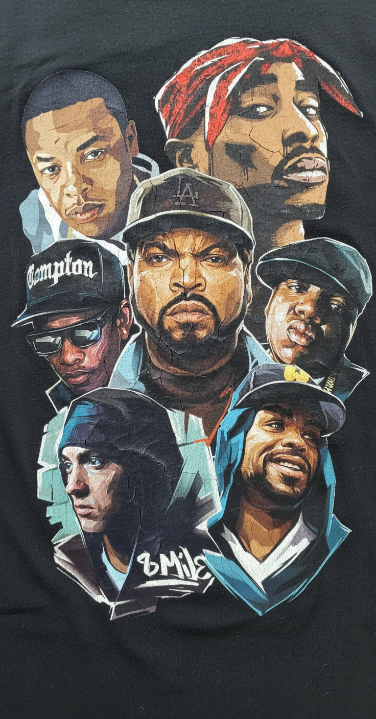 T-Shirt Hip-Hop Legends - Détail