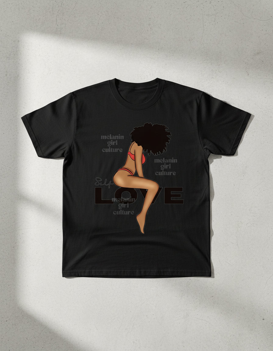 T-Shirt Self Love - Flat lay