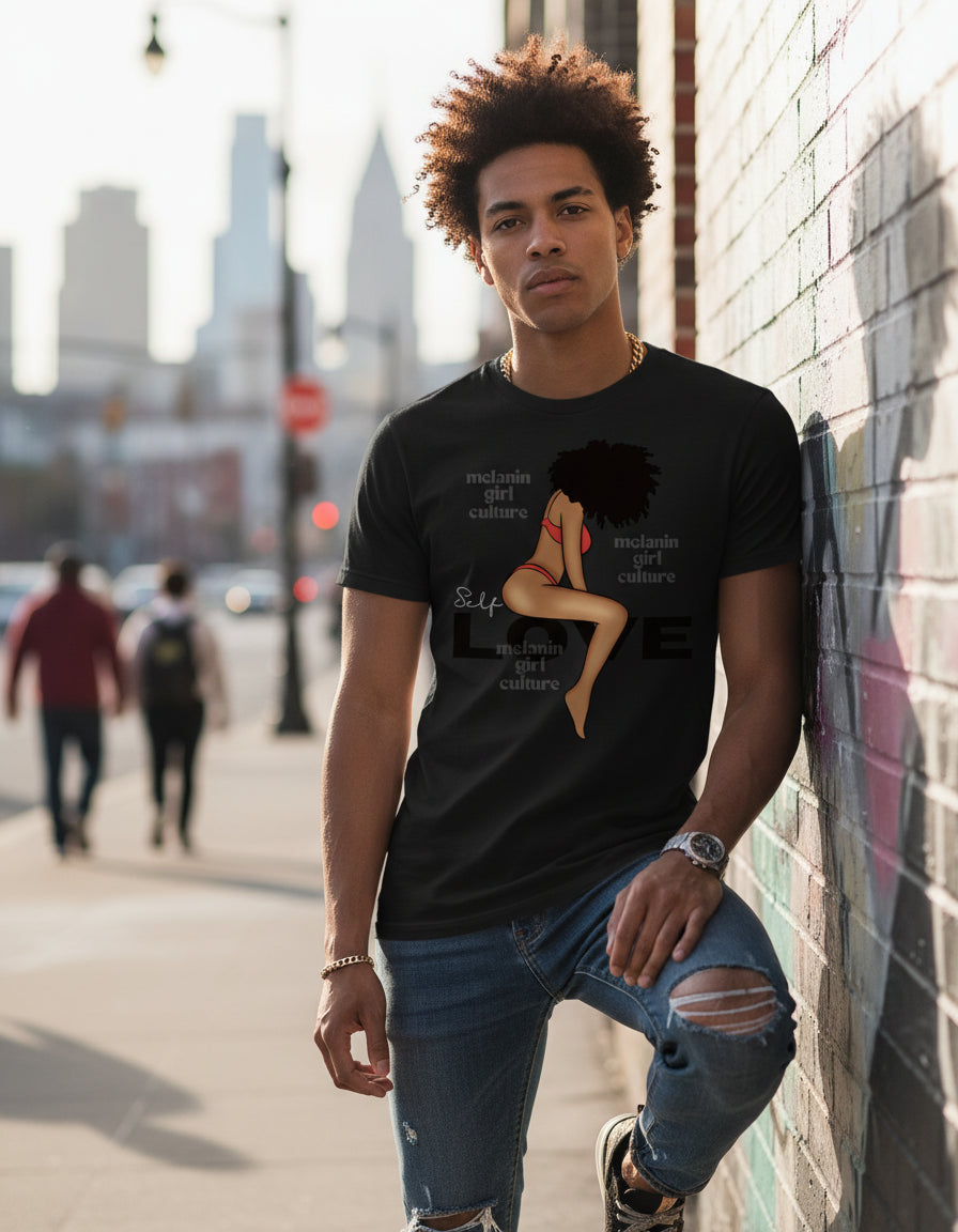 T-Shirt Self Love - Porté