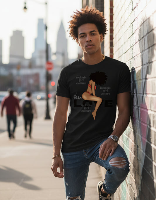 T-Shirt Self Love - Porté