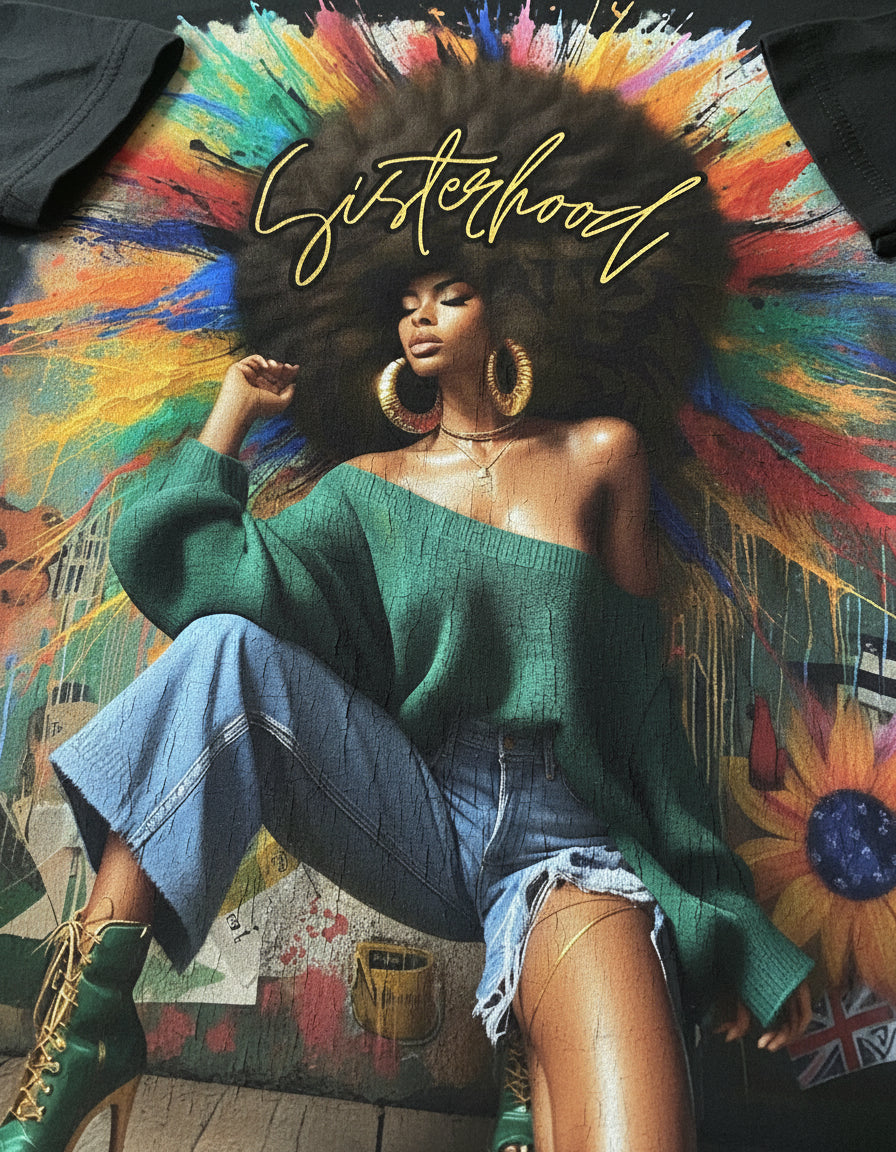 T-Shirt Sisterhood - Détail