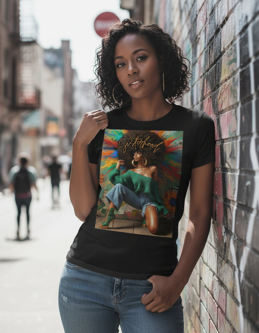 T-Shirt Sisterhood - Porté
