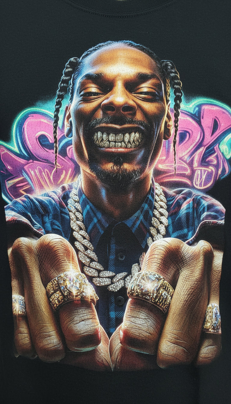 T-Shirt Snoop Grillz - Détail